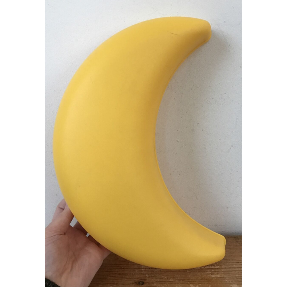 IKEA Smila Crescent Moon Mane Yellow Kids Room Wall Night Light